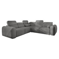 ECKSCHLAFSOFA Volare III, Seite: Links - Dunkelgrau, Holz/Textil (273/272cm) - MIRJAN24