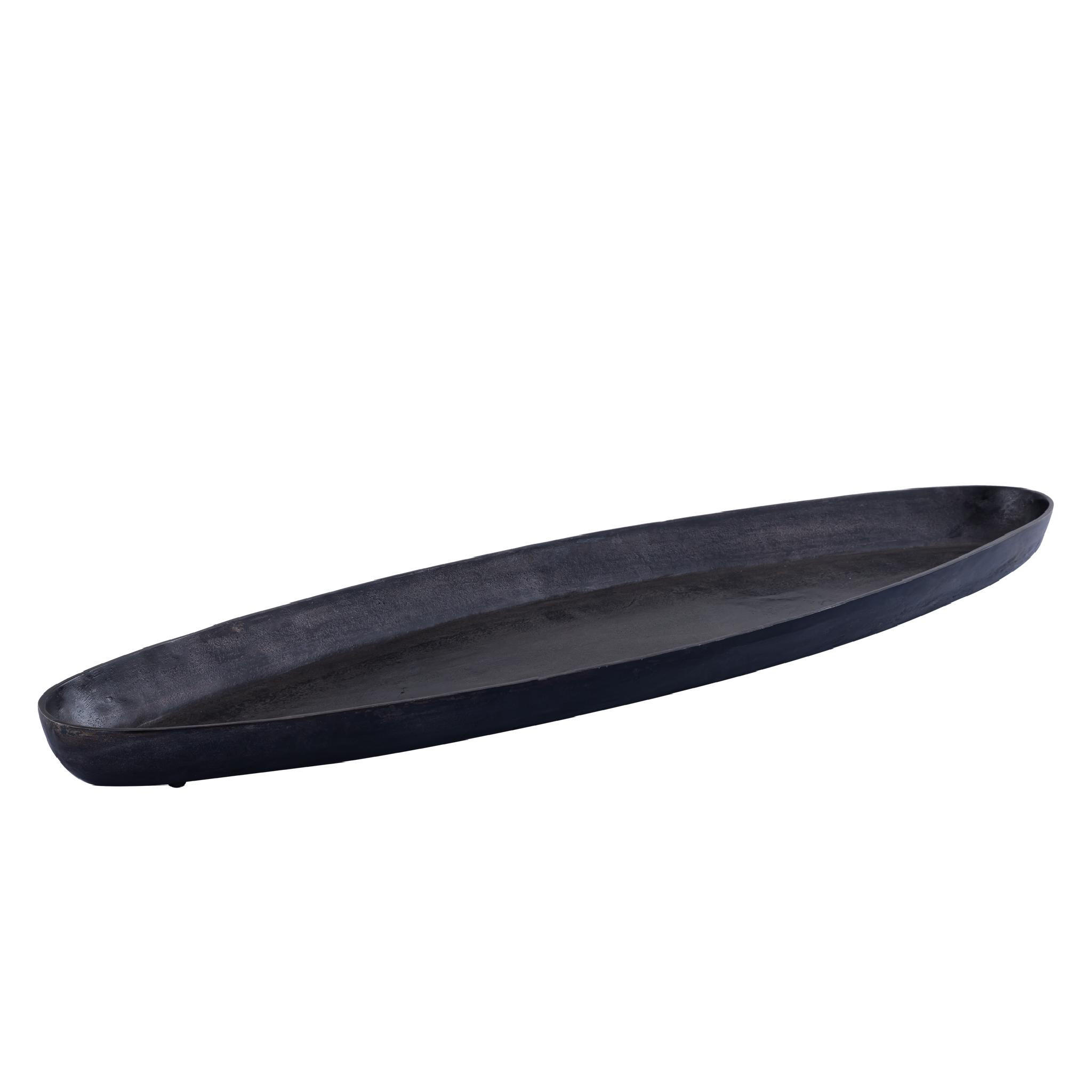 SCHALE Yaren Schwarz 106/33/7cm - Schwarz, Metall (7cm) - PTMD Collection