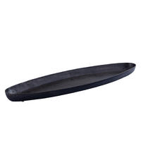 SCHALE Yaren Schwarz 106/33/7cm - Schwarz, Metall (7cm) - PTMD Collection
