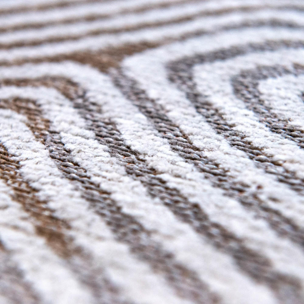 TEPPICH Oyster White Meditation 170/240 cm - Grau, Textil (170/240cm) - Louis De Poortere