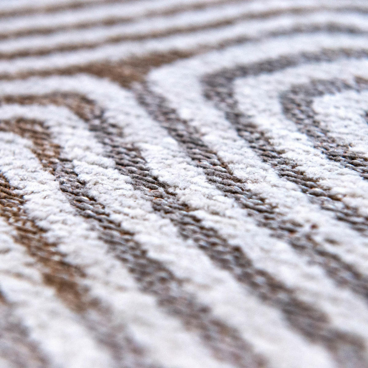 TEPPICH Oyster White Meditation 170/240 cm - Grau, Textil (170/240cm) - Louis De Poortere