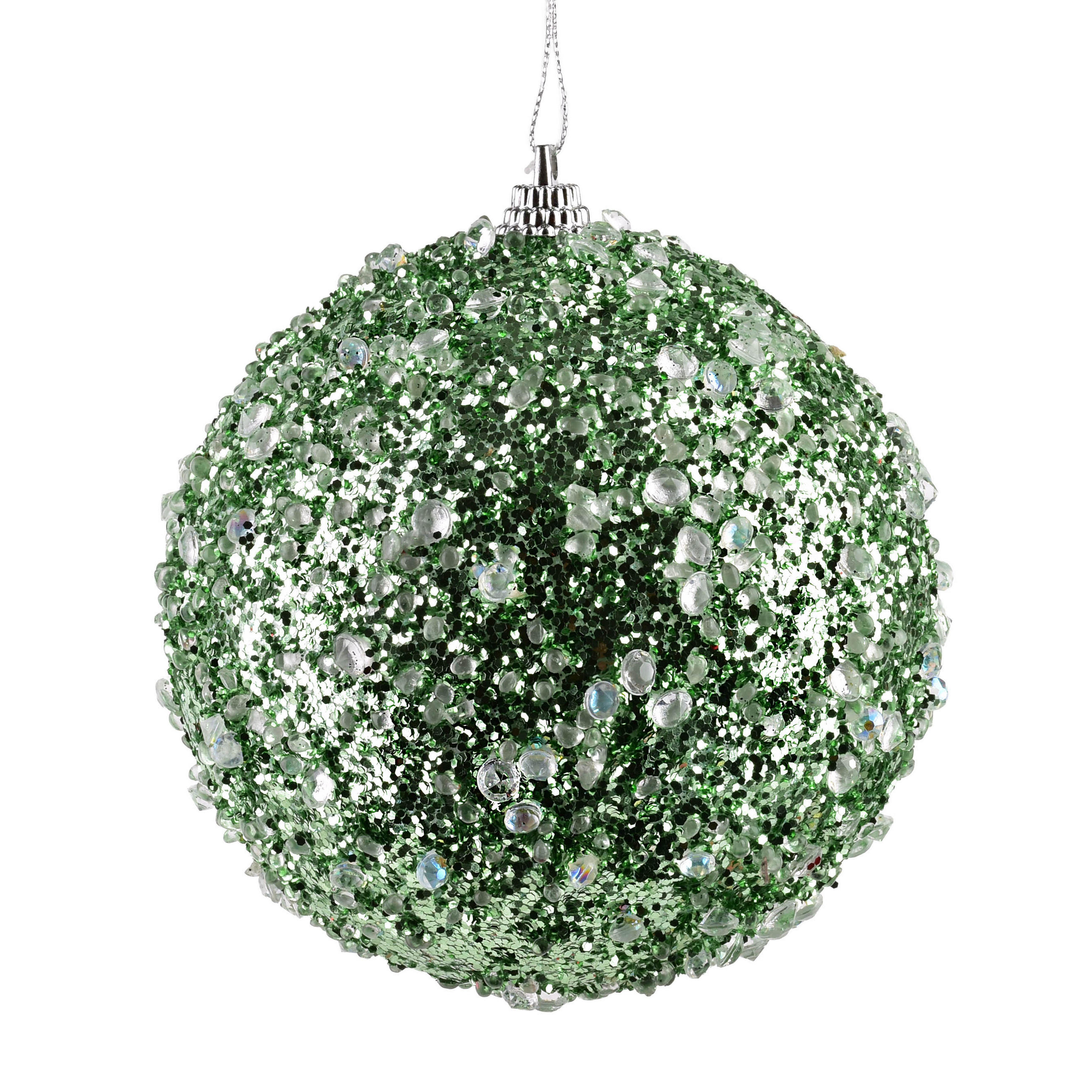 Mondex Weihnachtskugel Grün 10x10x10 cm