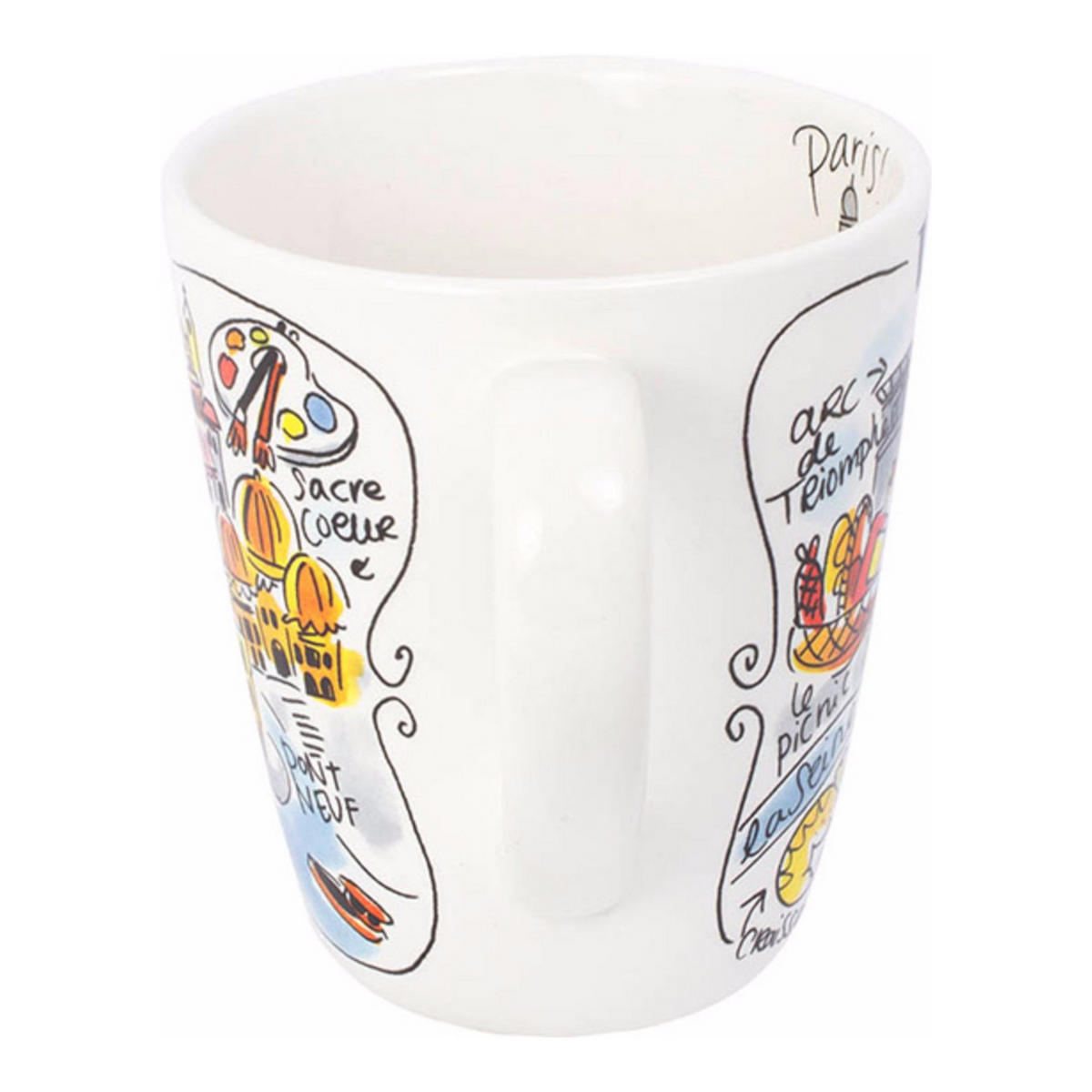 BECHER Paris in Bunt - 350 ml - Multicolor, Keramik (0.35L) - Blond Amsterdam