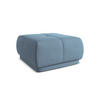 POUF Chenille Stoff Blau - Blau/Blaugrau, Kunststoff/Textil (60/35/60cm) - Makamii