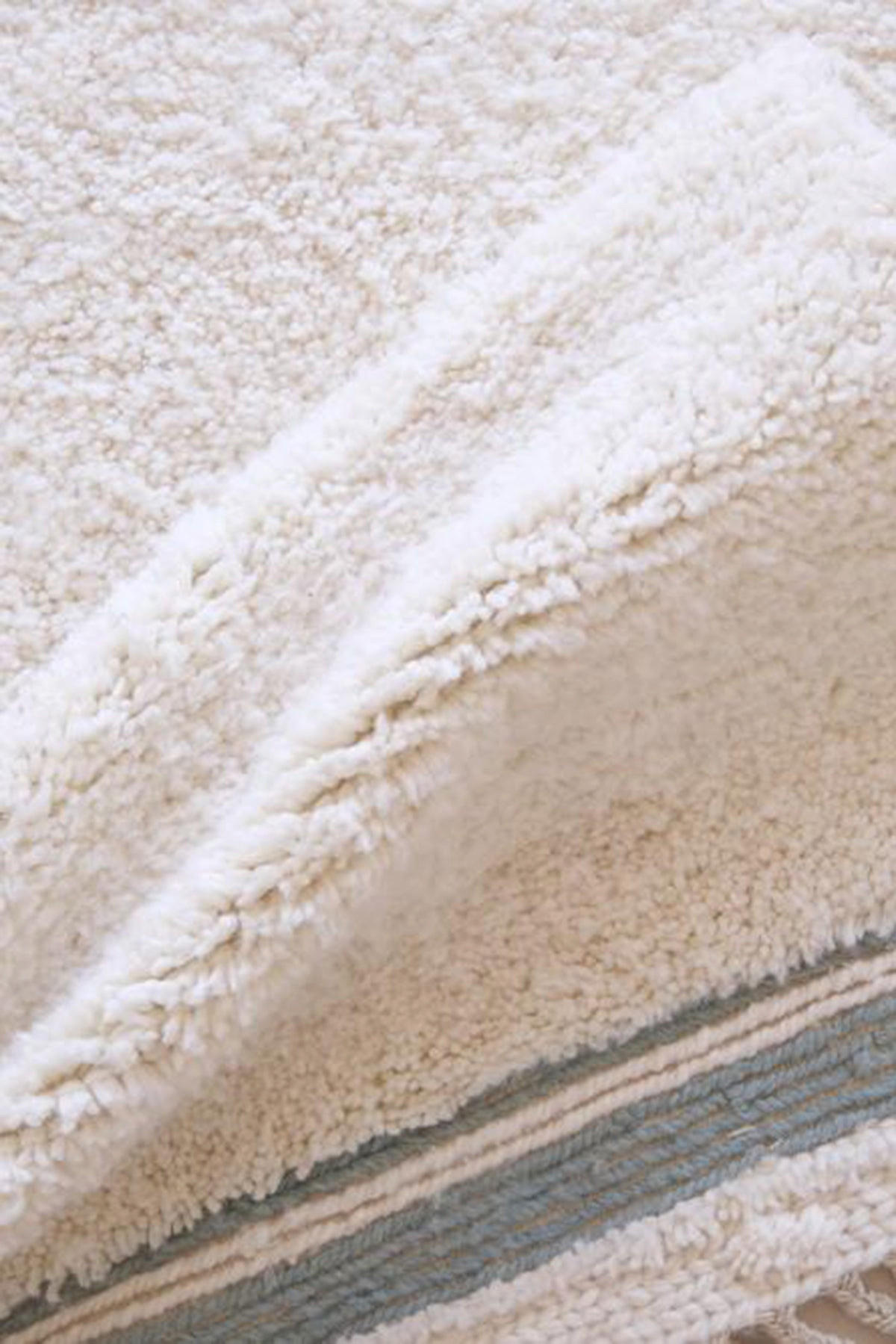 BERBERTEPPICH aus Marokko aus reiner Wolle weiß - Weiß, Naturmaterialien (251/302cm) - AFK Living