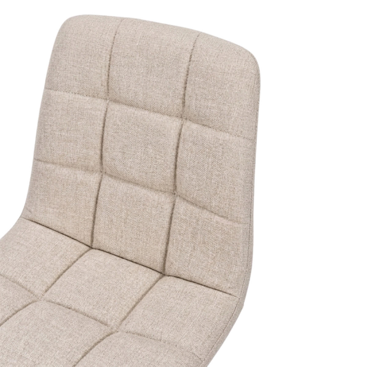4ER-SET gepolsterte Stühle Chilli 86/55/45 cm - Beige, Holzwerkstoff (46/87/66cm) - Calicosy