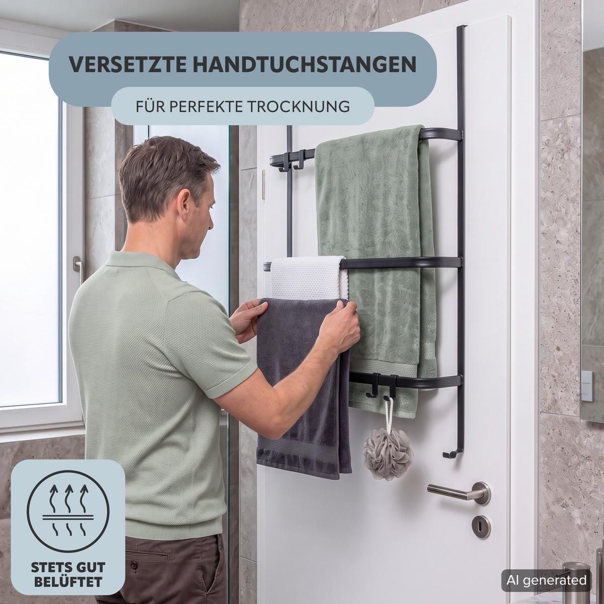 TÜR-HÄNGEREGAL, Metall, schwarz - Schwarz, Metall (65/86/17cm) - bremermann