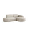 ECKSOFA Palma Xs In Scala - Beige, Holzwerkstoff/Textil (236/165cm) - Fun Möbel