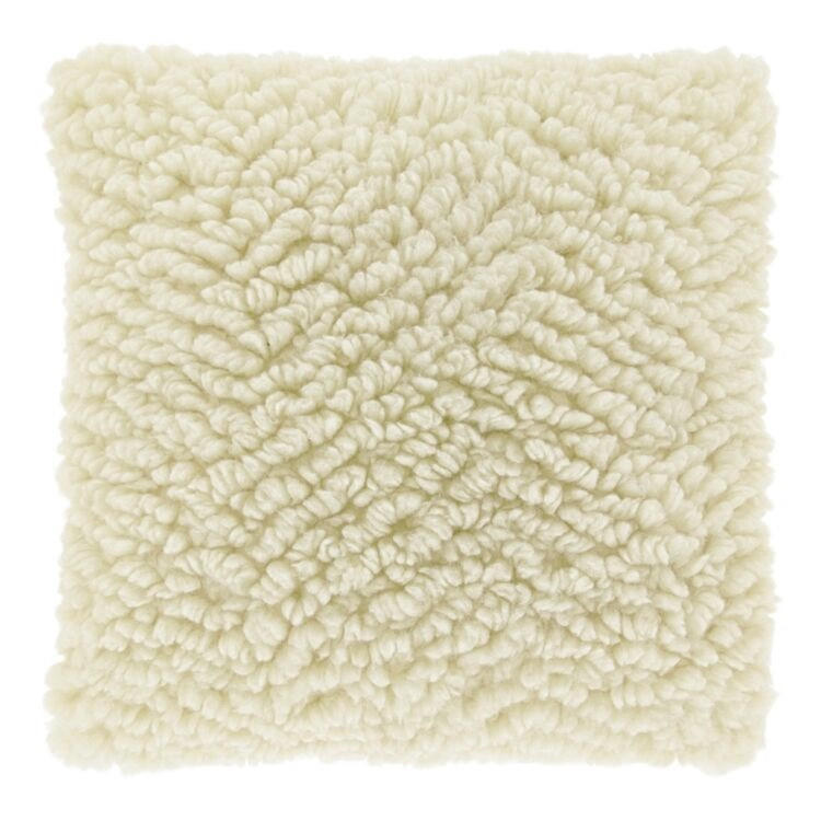 KISSEN Shaun - Weiß - 45/45/ cm - Weiß, Textil (45/45cm) - Unique Living