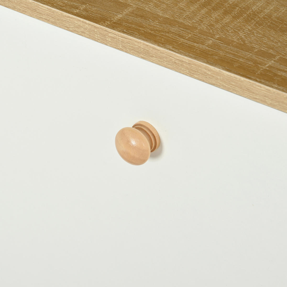 SCHUHSCHRANK aus Spanplatte 90x24x104,5cm in Natur mit 4 Klappen - Naturfarben, Holzwerkstoff (90/104.5/24cm) - Modfu