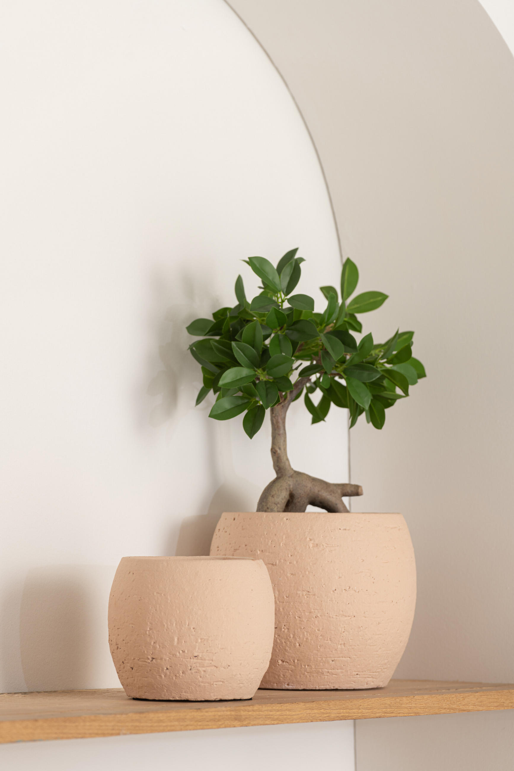 BLUMENTOPF ENYA - Töpferei - Beige - M - Ø 20 cm - Beige, Keramik (20/18cm) - J-Line