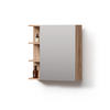 SPIEGELSCHRANK Fucino Sonoma 62 x 64 cm - Sonoma Eiche, Holzwerkstoff (62/64/20.8cm) - Livinity®