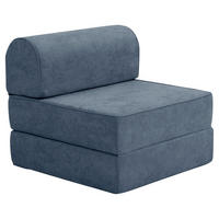 FALTSESSEL Katusha Flachgewebe blau - Blau, Kunststoff (80/71/80cm) - 58aufmkessel