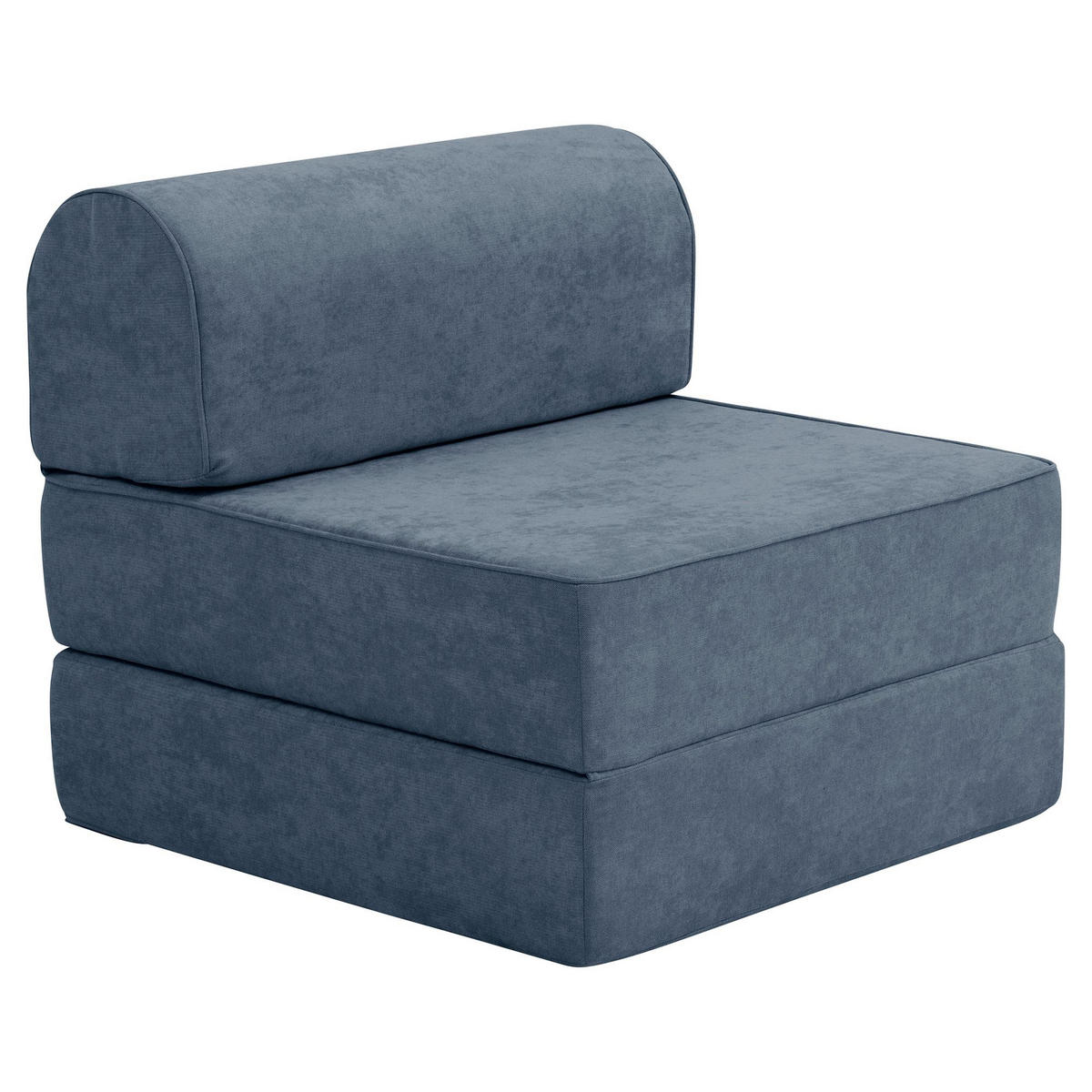 FALTSESSEL Katusha Flachgewebe blau - Blau, Kunststoff (80/71/80cm) - 58aufmkessel