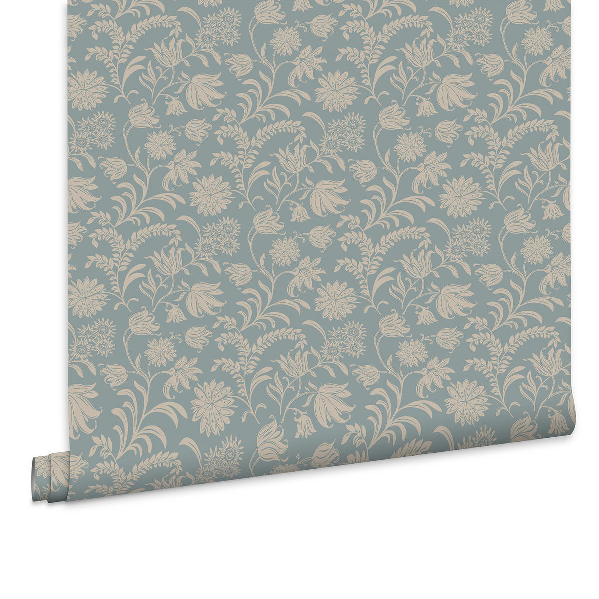 VLIESTAPETE Hemingway - Blau, Papier/Kunststoff (52/1000cm) - LAURA ASHLEY