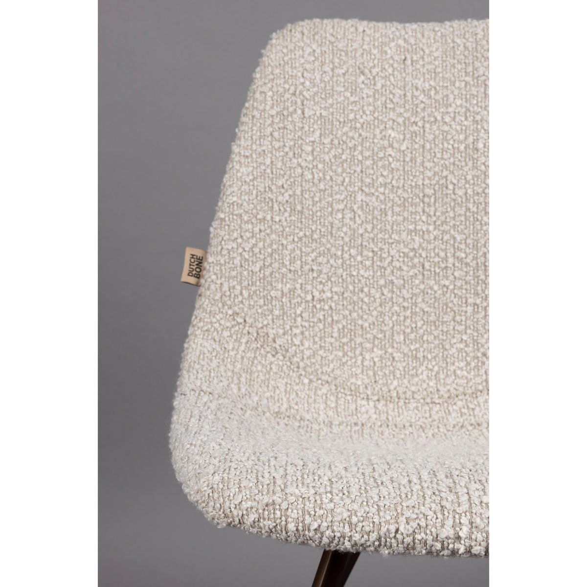 ESSZIMMERSTUHL Franky Bouclé Beige - 2 er Set - Beige, Kunststoff (46/83/56cm) - Dutchbone