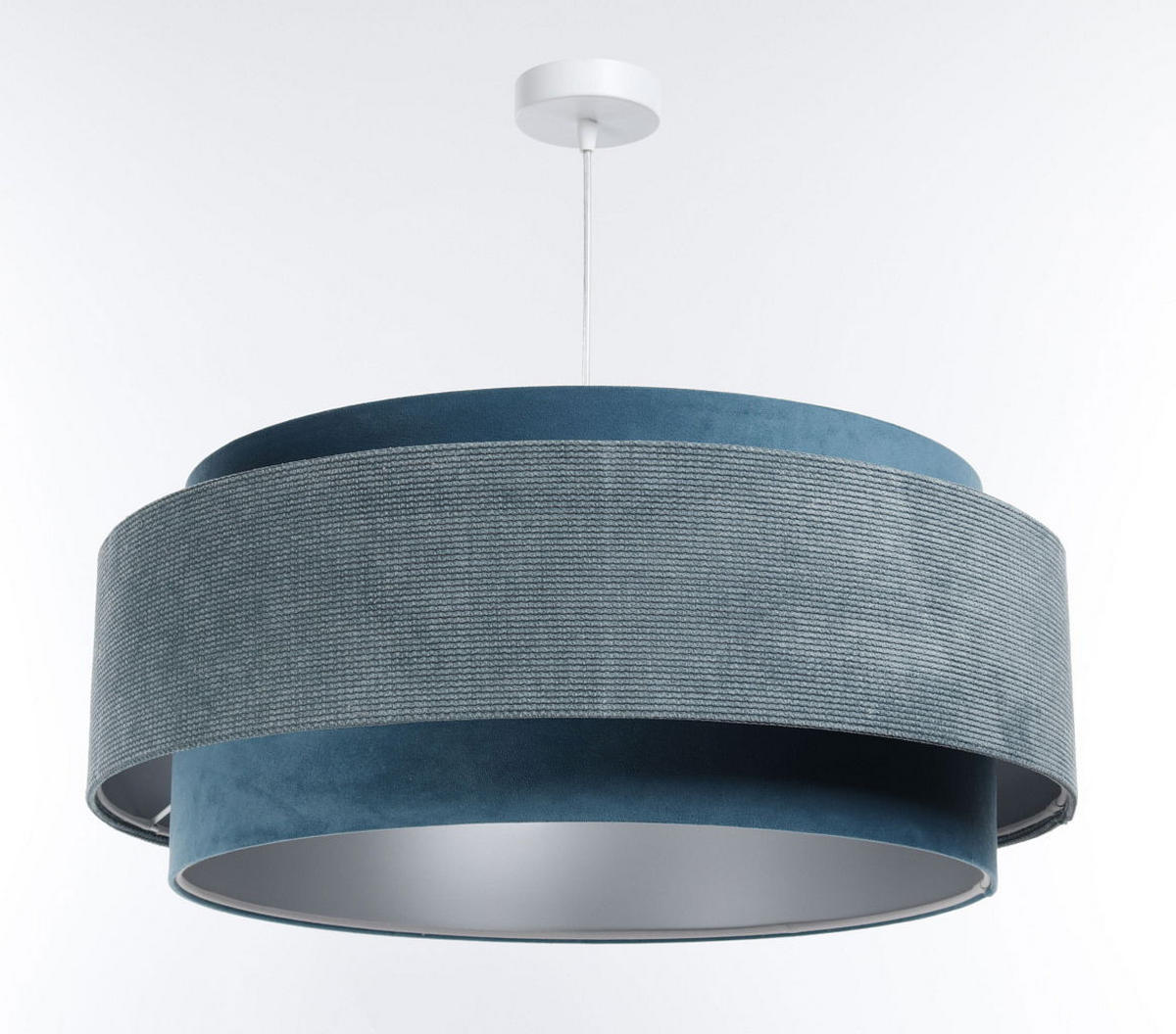 HÄNGELEUCHTE Blau 60/25 cm - Blau, Kunststoff (60/1/25cm) - ONZENO
