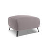 POUF Samt Stoff Violett - Lila/Flieder, Textil/Metall (65/44/65cm) - Makamii