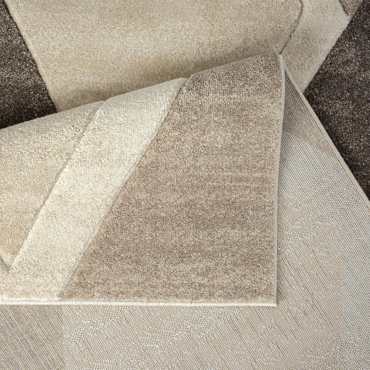 KURZFLOR-TEPPICH Bonito 7167 Braun 160x230 cm - Braun, Textil (160/230cm) - carpet city