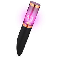 LED SOCKELLEUCHTE BOSTON Edelstahl Schwarz - Schwarz, Metall (7.6/7.6/41cm) - Globo Lighting