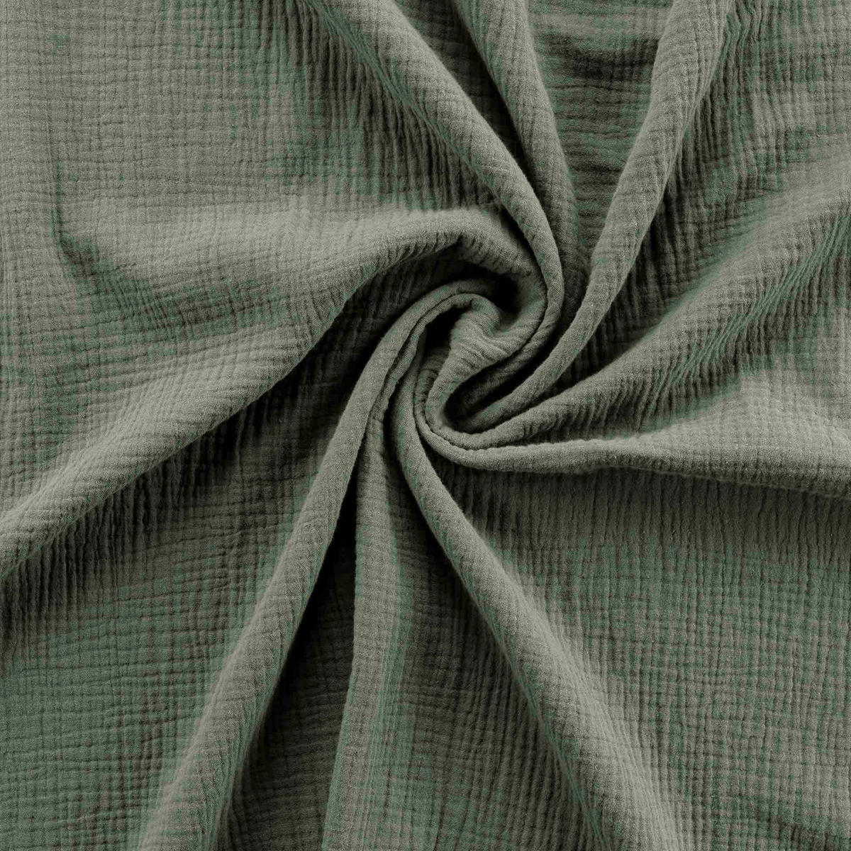 BETTWÄSCHE Angelia 240/220 cm - Waldgrün, Naturmaterialien (220/240cm) - Douceur d´intérieur