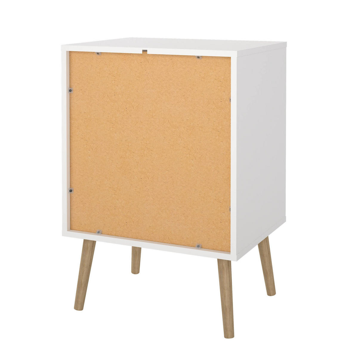 NACHTTISCH Weiß 39.1/50.2/72.1 cm - Weiß, Holzwerkstoff (50.2/72.1/39.1cm) - DMORA