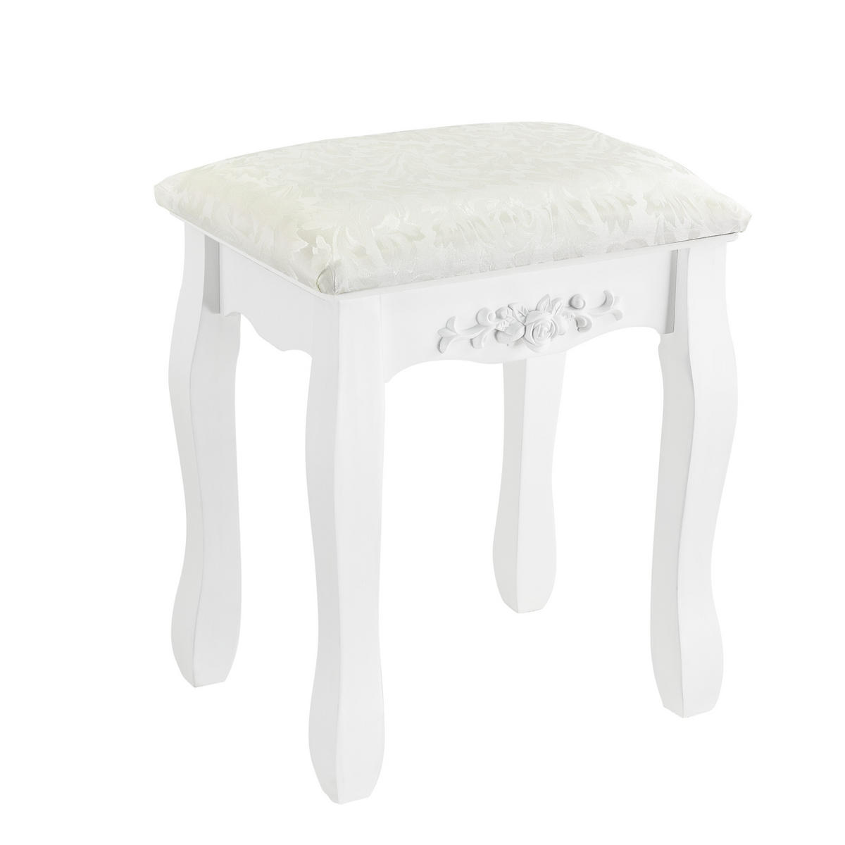 SCHMINKTISCH Limerick - Weiß, Holzwerkstoff (75/141/40cm) - [en.casa]