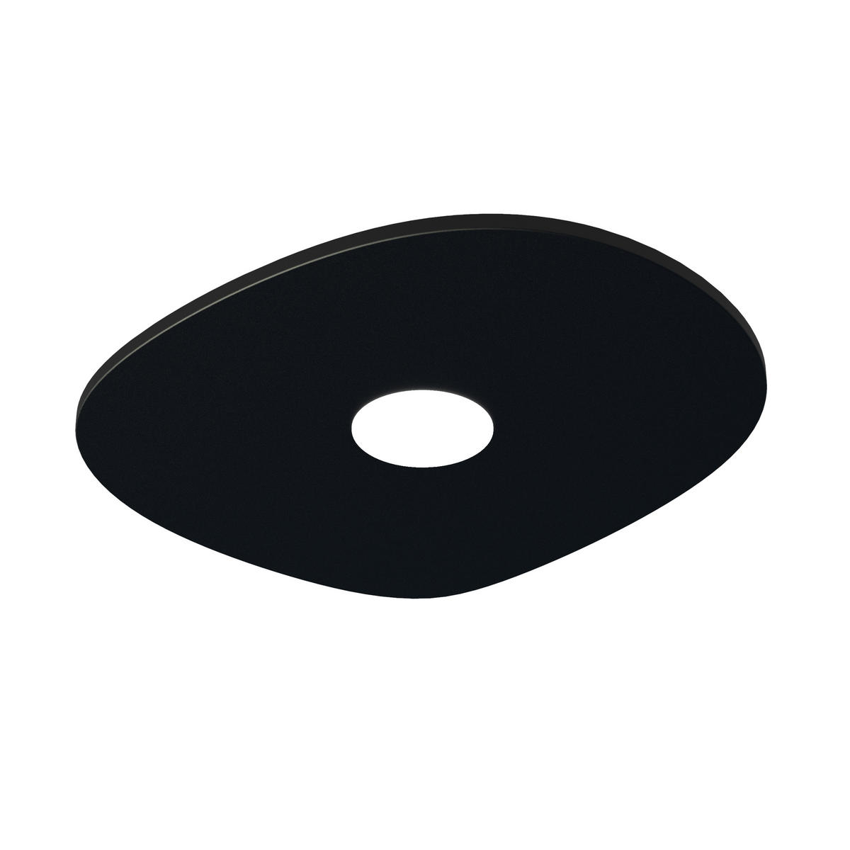 DECKENLEUCHTE - Schwarz, Metall (20/23/4cm) - Lumicom