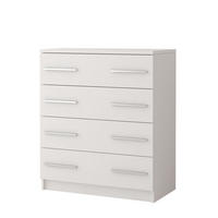 KOMMODE MARSALA 4S WEIß - Weiß, Holzwerkstoff (80/93/40cm) - Möblo