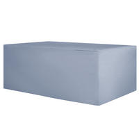 REGENSCHUTZ für Gartenmöbel SANO 250/165/65 cm Chuva - Grau, Kunststoff (250/65/165cm) - Beliani