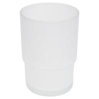 ERSATZGLASBECHER PIAZZA & LUCENTE, satiniertes Glas - Weiß, Glas (6.5/9.5/6.5cm) - bremermann