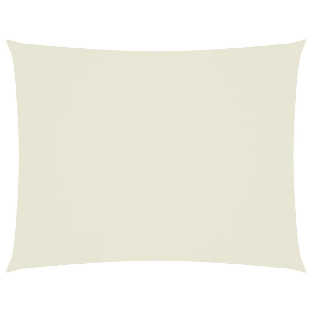 SONNENSEGEL Oxford-Gewebe Rechteckig 5x7 m Creme - Creme, Textil (700/500cm) - furnicato
