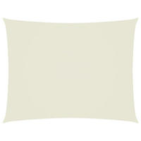 SONNENSEGEL Oxford-Gewebe Rechteckig 5x7 m Creme - Creme, Textil (700/500cm) - furnicato