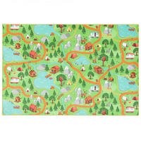 KINDER SPIEL TEPPICH CAMPINGPLATZ - Multicolor, Textil (200/200cm) - Snapstyle