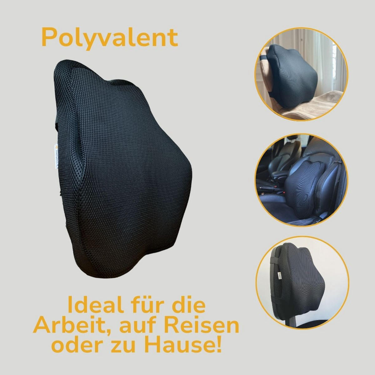 LENDENSTÜTZKISSEN, VERLÄNGERT 45/41/10 CM - (41/45cm) - INPHYSIO
