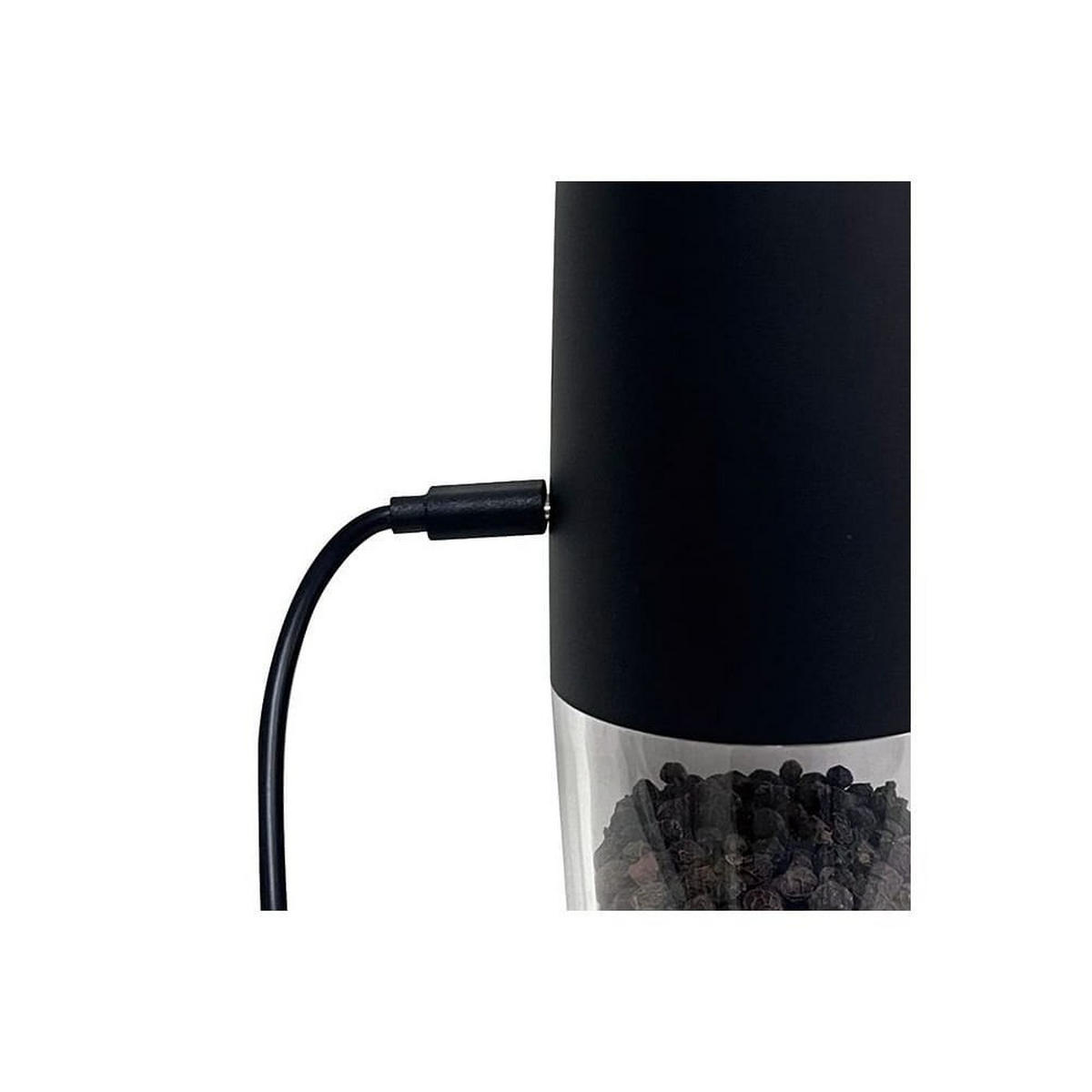 GEWÜRZMÜHLE Schwarz 5/5/20 cm KB7646 - Schwarz, Kunststoff (5/20/5cm) - Klausberg 