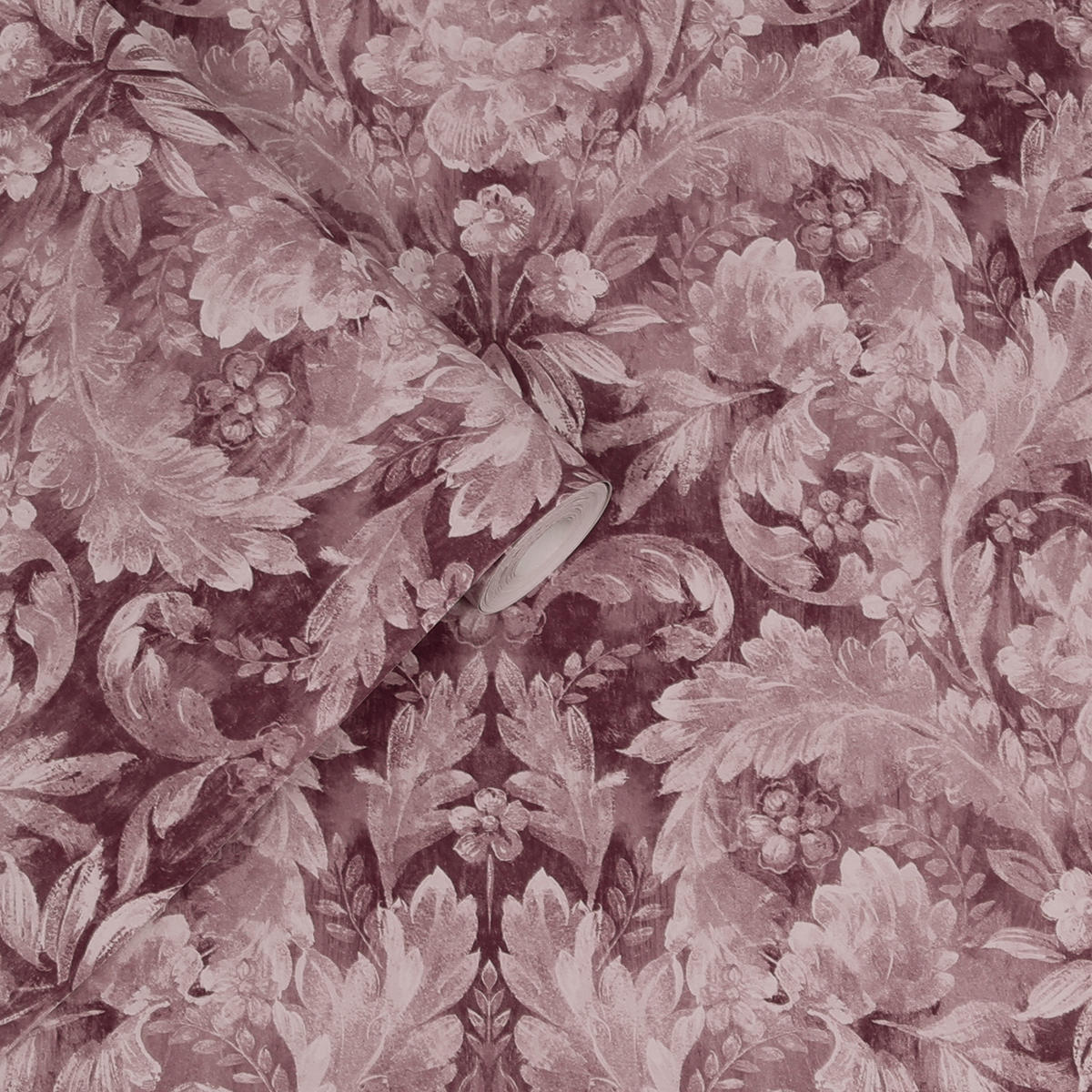 VLIESTAPETE Apolline Pale Brombeere - Blau/Schwarz, Papier/Kunststoff (1000/1000cm) - LAURA ASHLEY