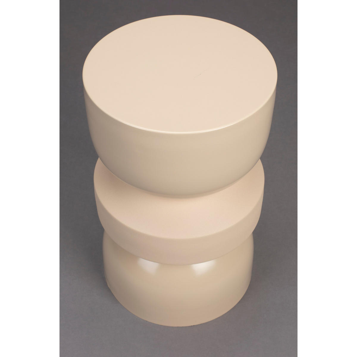 BEISTELLTISCH Apollo Beige - Beige, Metall (29/29/48cm) - Dutchbone
