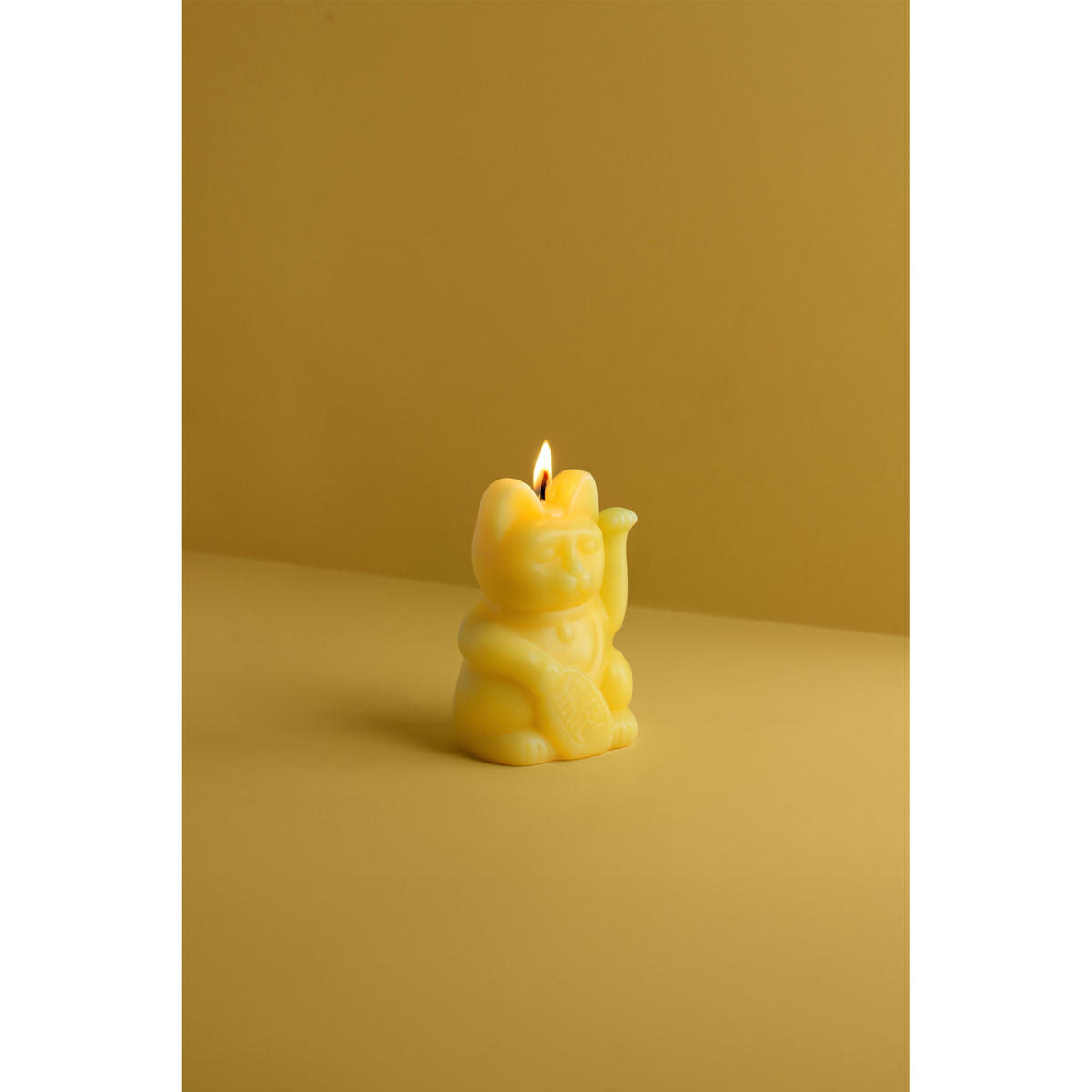 FIGURENKERZE Lucky Candles Yellow, Paraffinwachs, Gelb, 11.5 cm - Gelb, Paraffin (8/11.5/9.5cm) - Donkey Products