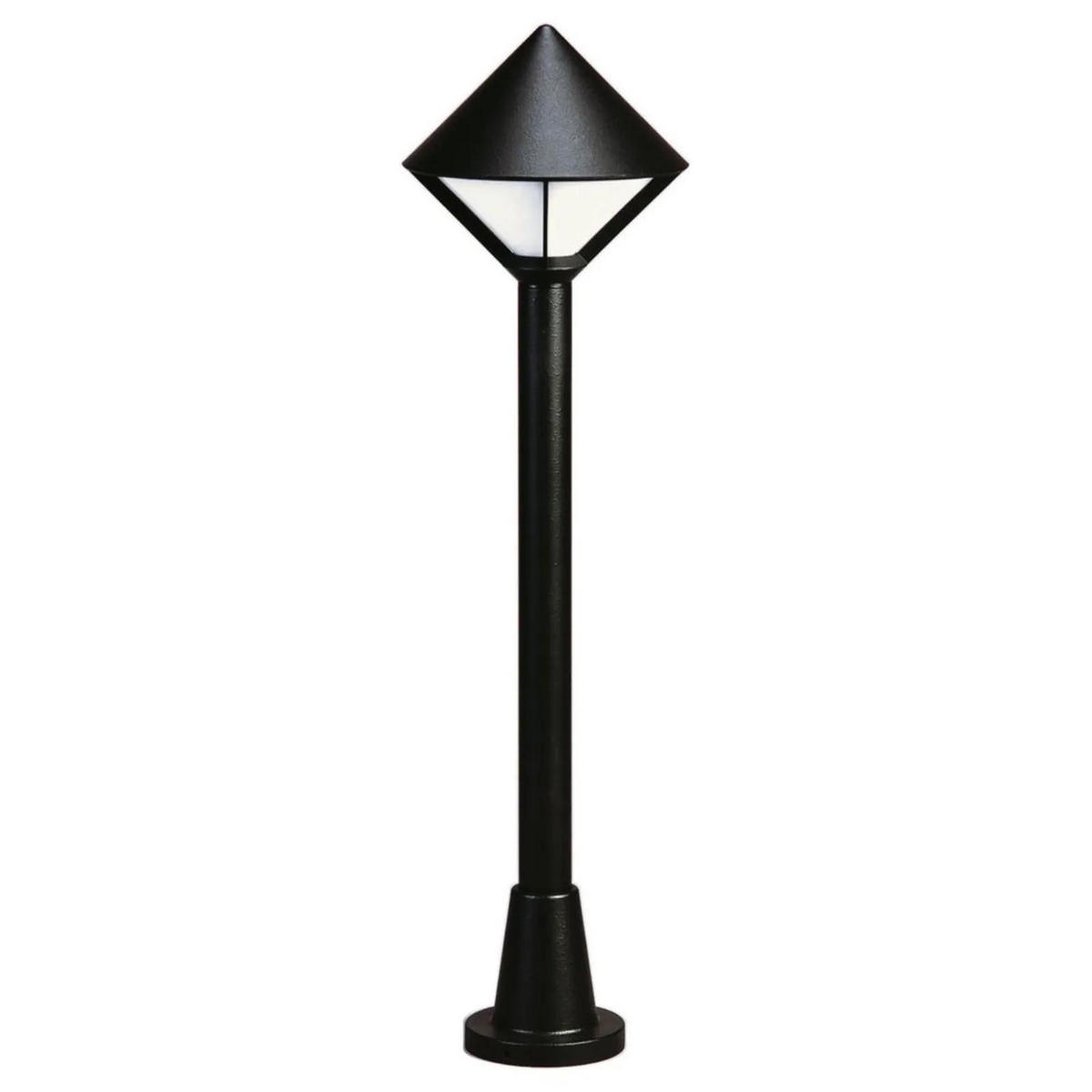 WEGELEUCHTE Schwarz - Schwarz, Metall (13/13/95cm) - click-licht