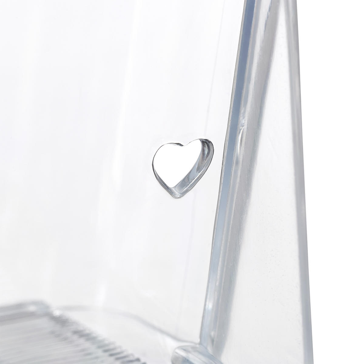 FLYER Aufsteller - Transparent, Kunststoff (17.5/20/8.5cm) - Relaxdays