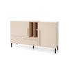 KINDERKOMMODE SORENTO 06 155/40/90 in Sandbeige/Geölte Eiche/Royalblau - Eichefarben/Beige, Holzwerkstoff (155/90/40cm) - Deine Möbel 24