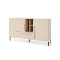 KINDERKOMMODE SORENTO 06 155/40/90 in Sandbeige/Geölte Eiche/Royalblau - Eichefarben/Beige, Holzwerkstoff (155/90/40cm) - Deine Möbel 24
