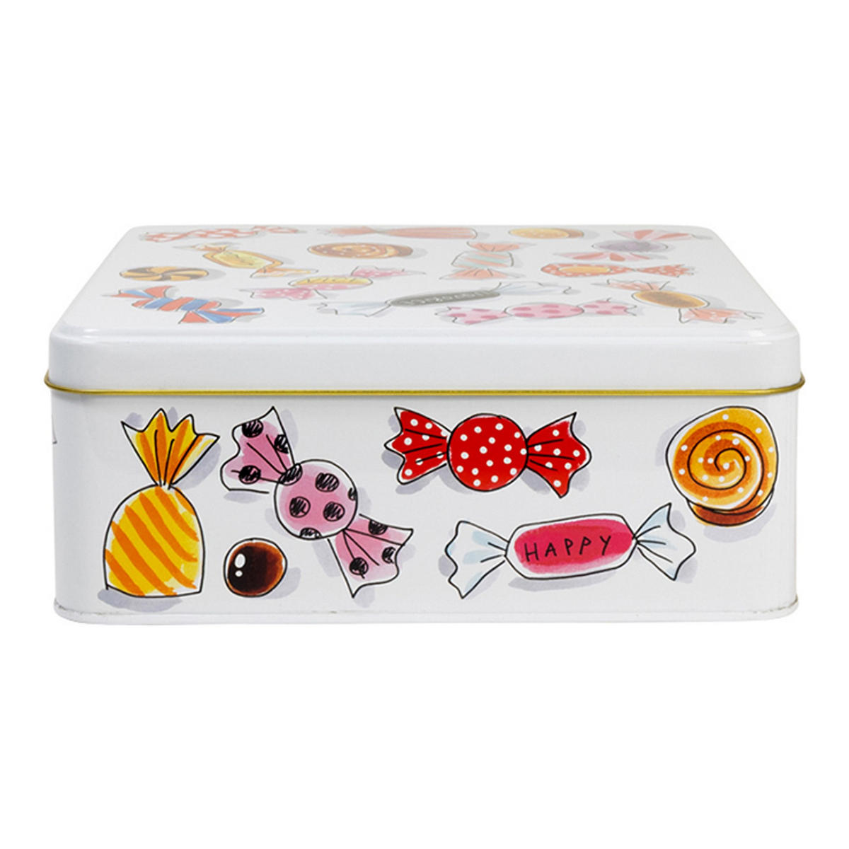 DOSE Gemütliche Tage - Lieblingssüßigkeit in Bunt - 21,7 x 7,5cm - Multicolor, Metall (21.7/7.5/21.7cm) - Blond Amsterdam
