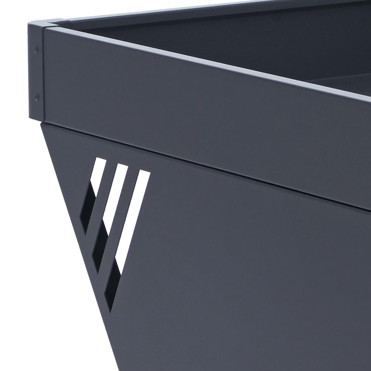 GÁRAŽ PRO KOSÍCÍ ROBOT Anthracit - antracitová, kov (60/39/70cm) - MCW