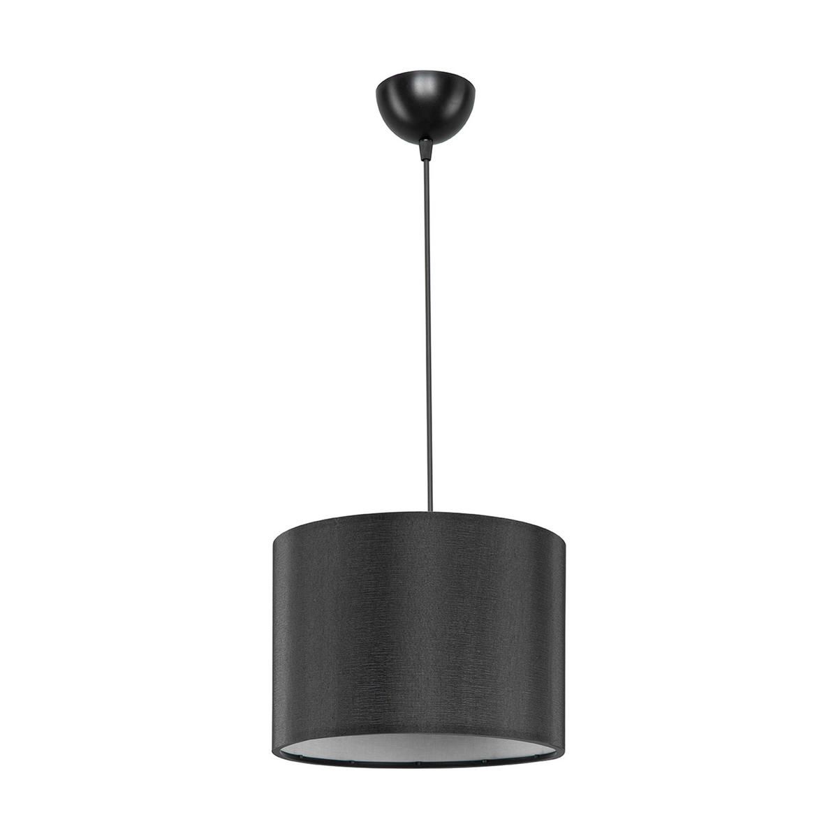 HÄNGELAMPE Willenhall - Schwarz, Textil (22/22/60cm) - lux.pro
