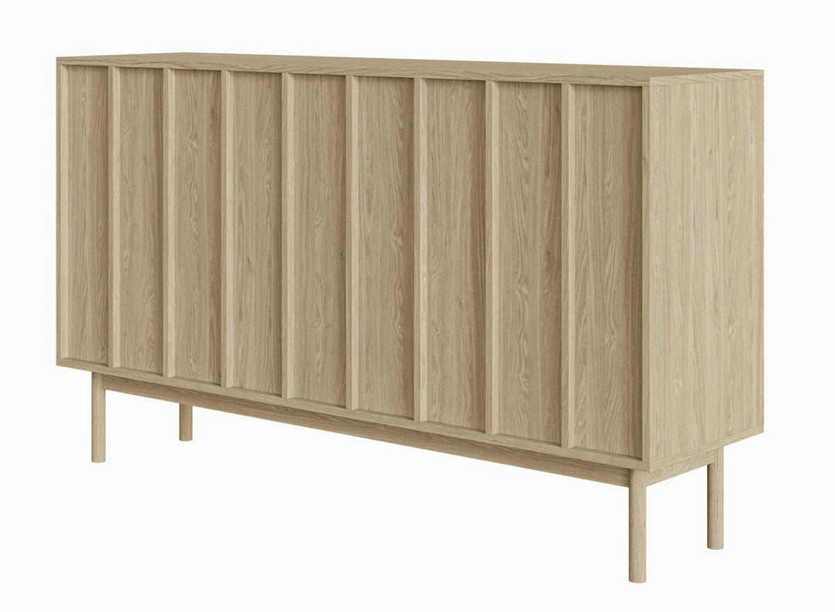 KOMODA Neksto dekor duba 150 cm - béžová, drevo/kompozitné drevo (149.4/87/40cm) - Selsey