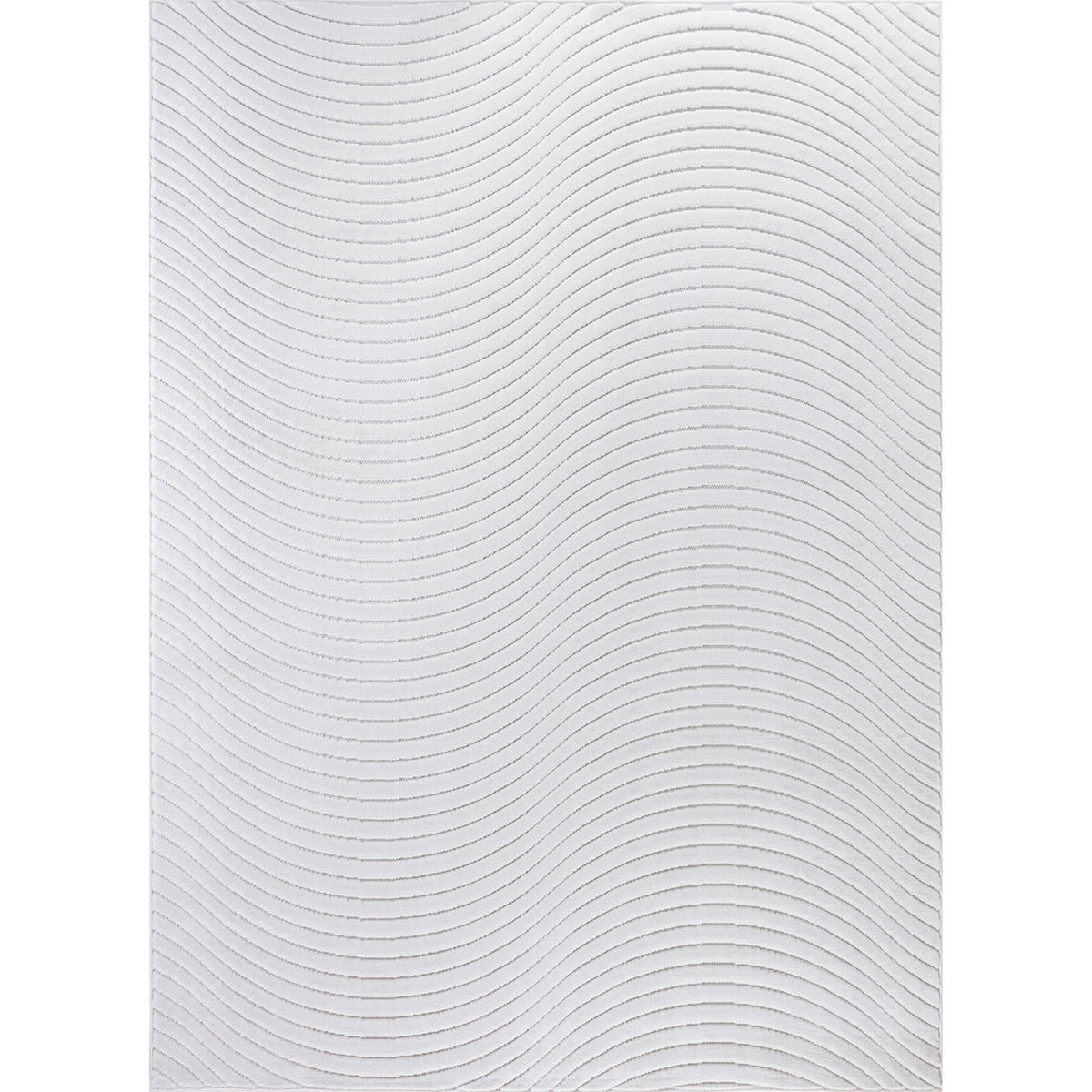 OUTDOORTEPPICH 120x170 cm Weiß - Weiß, Naturmaterialien/Textil (120/170cm) - LIVABLISS