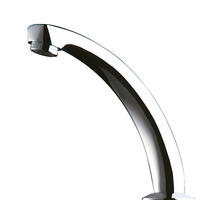 STANDAUSLAUF verchromt Messing G1/2B L140 H120 mm 3 l/min - Chromfarben, Metall (15/5.5/32cm) - Delabie