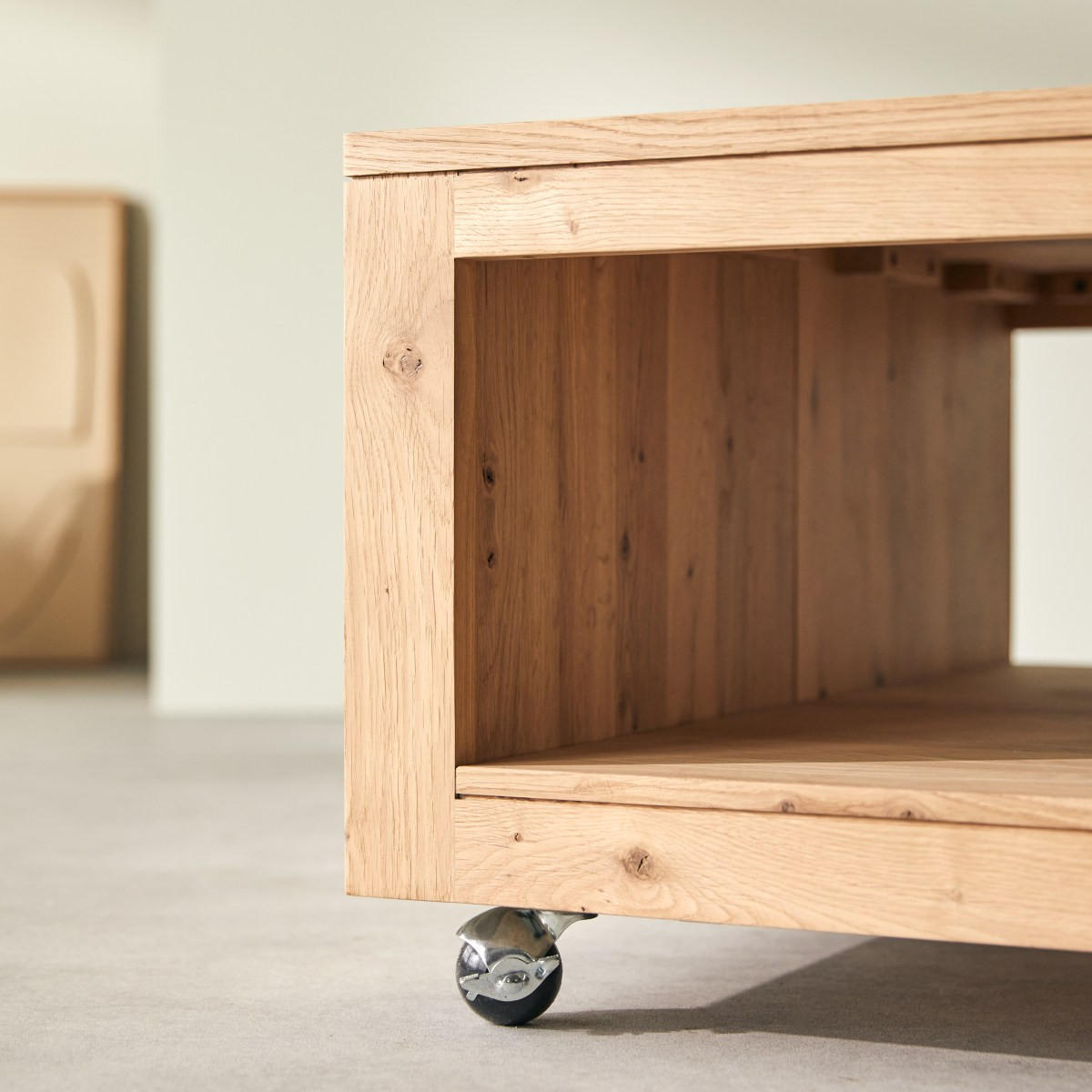 COUCHTISCH Anoa Natur aus Eiche - Naturfarben, Holz (80/80/41cm) - Tikamoon